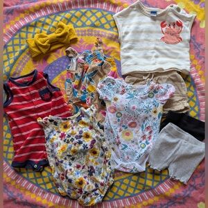 Summer Girl 0-3M Bundle Old Navy, Carter's, Child Of Mine